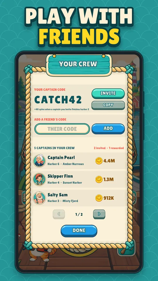 Screenshot: Play with friends
